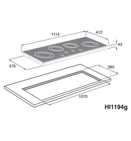 Индукционная варочная панель Asko HI1194G