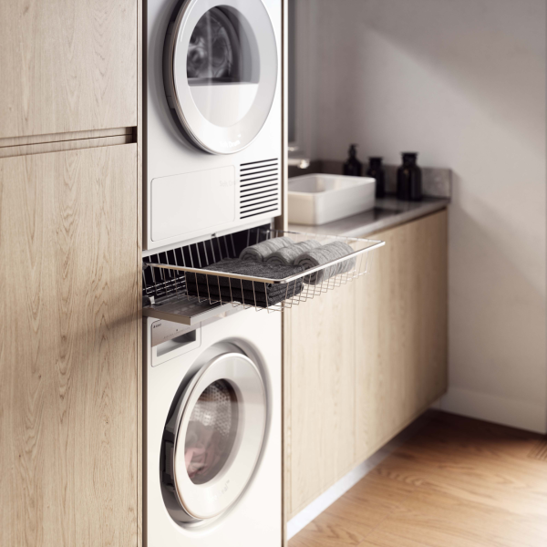 Выдвижная корзина для белья Asko HB1153W (белый)