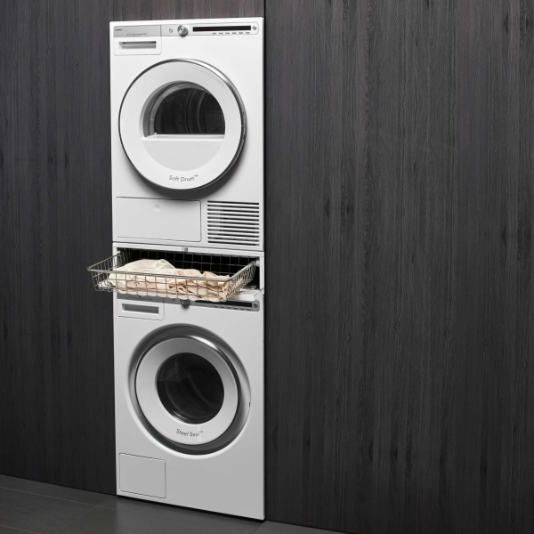 Выдвижная корзина для белья Asko HB1153W (белый)