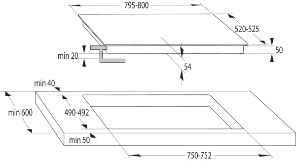Индукционная варочная панель Asko HI2842FBG1