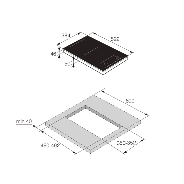 Варочная поверхность домино Asko HID352GC